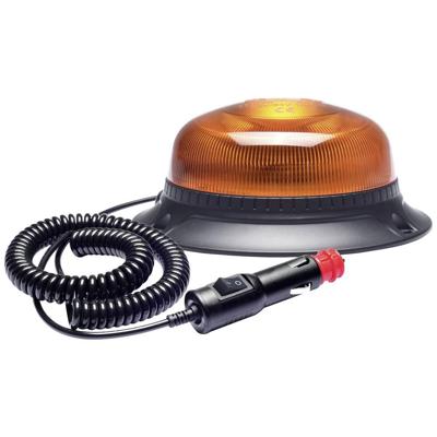 Berger & Schröter LED Mini RKL Magnet 20302 Zwaailicht 12 V/DC, 24 V/DC Magneetvoet, Schroefmontage Oranje