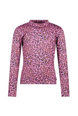 B.Nosy winter top meisjes - roze/paars - Toscha - print