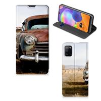 Samsung Galaxy A31 Stand Case Vintage Auto - thumbnail