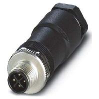 Phoenix Contact 1404641 Sensor/actuator connector, niet geassembleerd M12 Aantal polen (sensoren): 4 Stekker, recht 1 stuk(s)