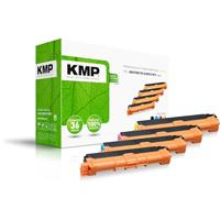 KMP Toner vervangt Brother TN-243BK, TN-243C, TN-243M, TN-243Y, Mulitipack TN-243BKCMY Compatibel Combipack Zwart, Cyaan, Magenta, Geel 1000 bladzijden B-T09M - thumbnail