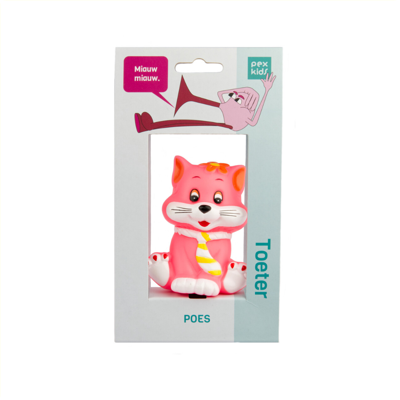 PexKids piepbeest poes op kaart PexKids piepbeest poes op kaart