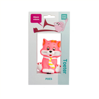 Fietstoeter PexKids Poes - roze - thumbnail