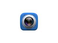 HH-1303 Wi-Fi Selfie Camera 720P Blue - thumbnail