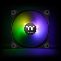 Thermaltake 3x Pure 14 ARGB Sync PC-ventilator Zwart, RGB (b x h x d) 140 x 140 x 25 mm Incl. LED-verlichting - thumbnail