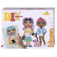 Hama strijkkralenset gift box - fashion girls, 4000st. - thumbnail