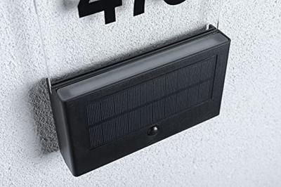 Paulmann 94725 Neda IP44 2200K Huisnummerlamp op zonne-energie Energielabel: A (A - G) 1 W Antraciet Paulmann 94725 Neda IP44 2200K Huisnummerlamp op zonne-energie Energielabel: A (A - G) 1 W Antraciet