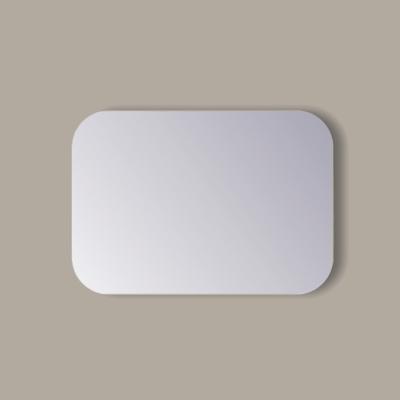 Spiegel Rechthoek Sanicare Q-Mirrors Afgeronde Hoeken 60x65 cm PP Geslepen Incl. Ophanging Sanicare