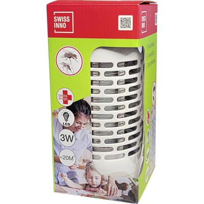 Swissinno Premium 3W Vliegenlamp UV-lamp, Stroomgaas 3 W (Ø x h) 100 mm x 225 mm Wit 1 stuk(s)