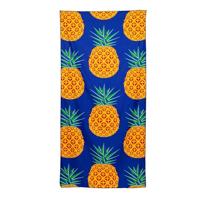 Ananas Print Microvezel Strandhanddoek - thumbnail