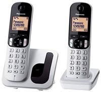 Panasonic KX-TGC212 DECT-telefoon metallic beller-identificatie - thumbnail