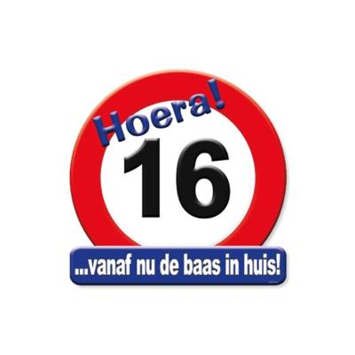 Huldeschild 16 Jaar