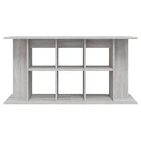 VidaXL Aquariumstandaard 120x40x60 cm bewerkt hout grijs sonoma - thumbnail