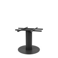 LABEL51 Eetkamertafel Extra Stable - Zwart - Metaal - 75x75x72 cm - thumbnail