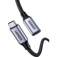 UGREEN 30205 USB-kabel USB 3.2 Gen1 USB-C stekker, USB-C bus 1 m Zwart - thumbnail