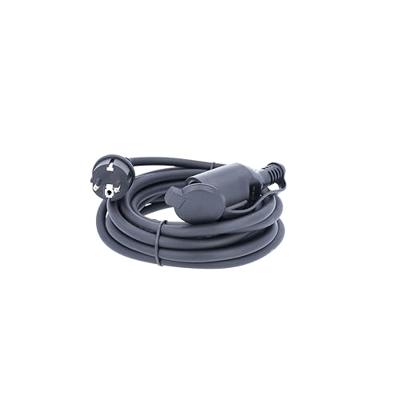 Schwabe Verlengkabel Neopreen H07RN-F 3x1,5 zwart IP44 5m - thumbnail