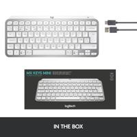 Logitech Wireless Keyboard - MX Keys Mini - LICHTGRIJS - Compact, Bluetooth, verlicht voor MAC, iOS, Windows, Linux, Android - thumbnail