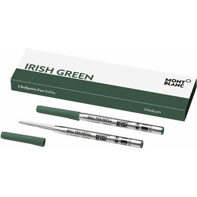 Navulling voor balpen Montblanc 128217 Groen (2 Stuks)