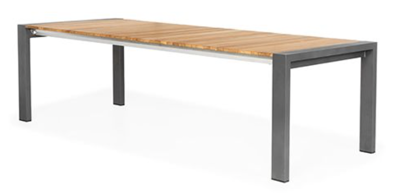 Rialto Verstelbare Tuintafel Teak 213/269x100x75 cm tuinmeubel SUNS - Suns