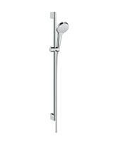Hansgrohe Croma Select S Multi glijstangset met Croma Select S Multi handdouche 90cm met Isiflex`B doucheslang 160cm wit/chroom 26570400 - thumbnail