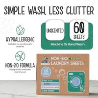 Eco Green Living Wasstrips parfumvrij - 60 stuks - thumbnail