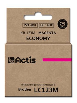 Actis KB-123M inkt (vervanging Brother LC123M/LC121M; Standaard; 10 ml; rood)