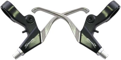 Saccon Stel remgrepen zwart/alu v-brake l321a5l3poc