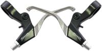 Remgreepset Saccon V-brake - 3 vingers - zwart / zilver - thumbnail
