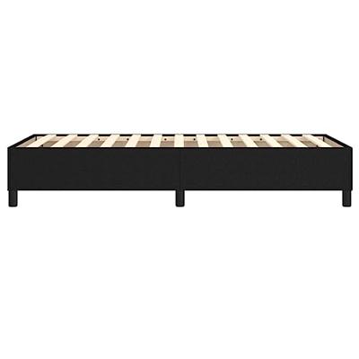 Bedframe zonder matras 100x200 cm stof zwart