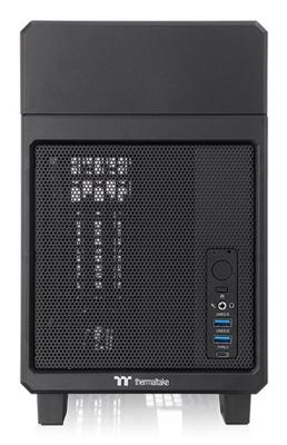 Thermaltake TR100 Black Mini-tower Gaming-behuizing Zwart Zijvenster