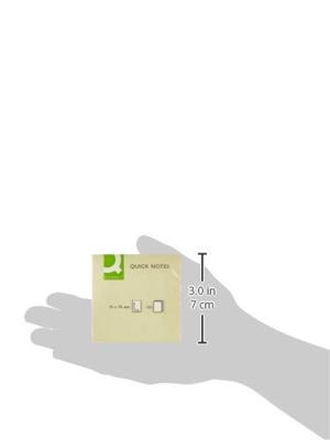 Q-CONNECT Quick Notes, ft 76 x 76 mm, 100 vel, geel