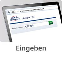 Avery schapkaarten ft 38 x 105 mm, 350 stuks, wit - thumbnail