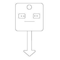 Byoux-kaartje type 18 - bxh 60x110 mm - thumbnail