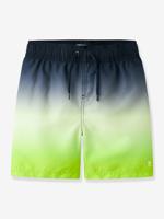 Zwemshort voor jongens met kleurverloop NAME IT fluoriserend groen - thumbnail