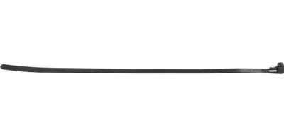 Max Hauri 136687 Kabelbinder 300 mm 7.5 mm Zwart Hersluitbaar 20 stuk(s)