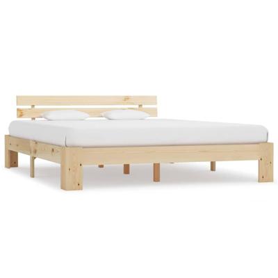 Bedframe zonder matras massief grenenhout 180x200 cm