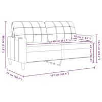 2-delige Loungeset met kussens fluweel donkergroen - thumbnail