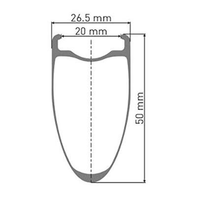 DT Swiss ARC 1400 Dicut® Carbon 50 Disc CL Front Wheel