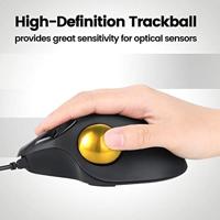 Perixx PERIPRO-303 G GO Trackball Goud - thumbnail