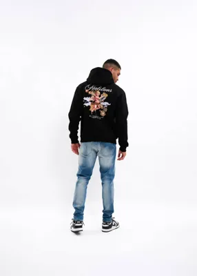 Malelions Angel Hoodie Heren Zwart - Maat XS - Kleur: Zwart | Soccerfanshop
