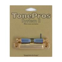 TonePros T1ZS Gold USA Locking Stop Tailpiece - thumbnail