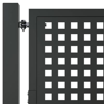 VidaXL Tuinpoort antraciet 100x175 cm staal VidaXL Tuinpoort antraciet 100x175 cm staal