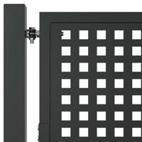 Tuinpoort Antraciet 100x175 cm Staal - thumbnail
