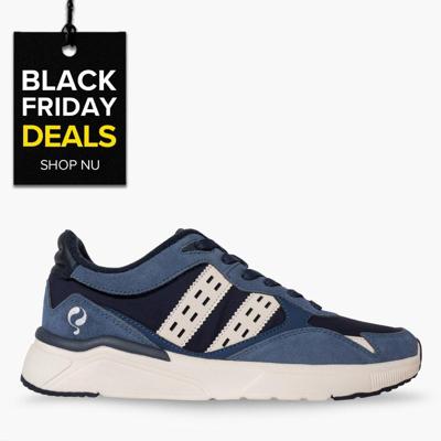 Heren Sneaker Kampen | Denimblauw/Donkerblauw/OffWit