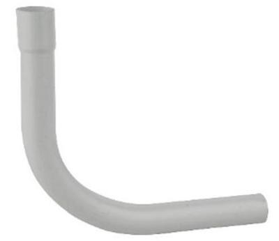 Kirchhoff Vlakke buisbocht 90°, wit, 200 x 200 mm - 98818340