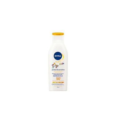 Nivea Sun Kids Protect & Sensitive Zonnemelk SPF50+ Nivea Sun Kids Protect & Sensitive Zonnemelk SPF50+