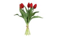 Decostar boeket Tulipa S 30 cm rood - thumbnail