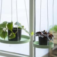 Esschert Design plantenblad hangend rond s groen - thumbnail