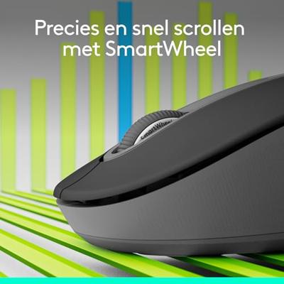 Logitech Signature M650 Large Grafiet Linkshandig Draadloze Muis - thumbnail