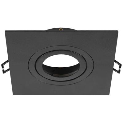 SLV InbouwringNew Tria 75 XL vierkant zwart - zonder fitting - 1007635